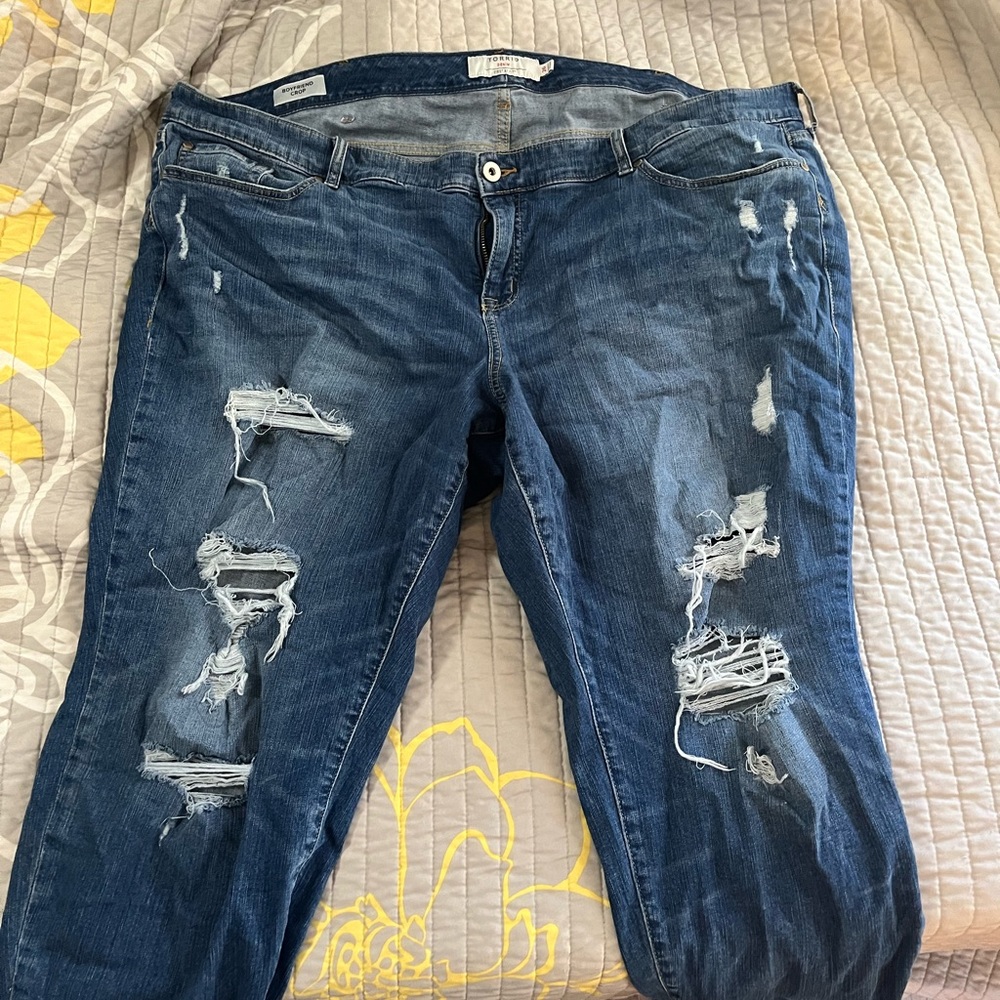 Torrid crop jeans